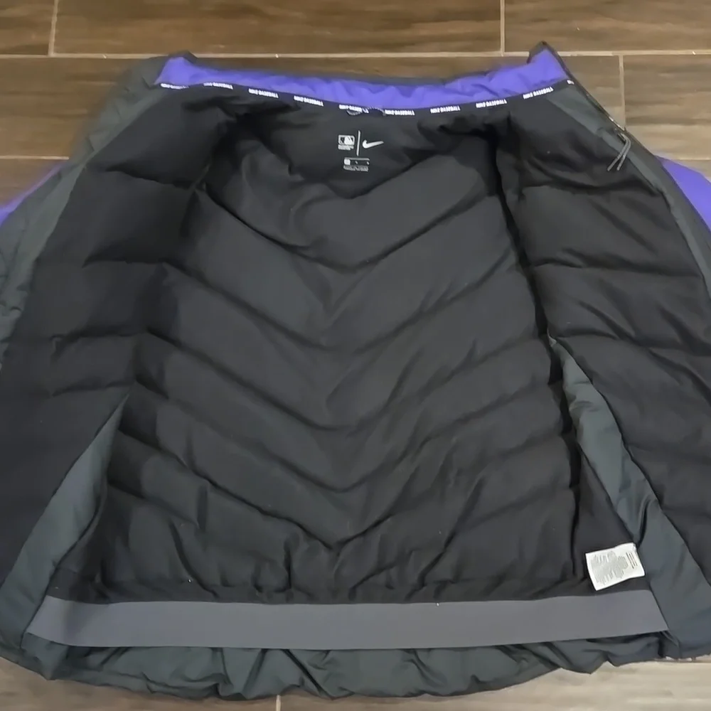 Nike MLB Colorado Rockies Official Dugout Baseball Jacket Size L - Picture 9 of 12